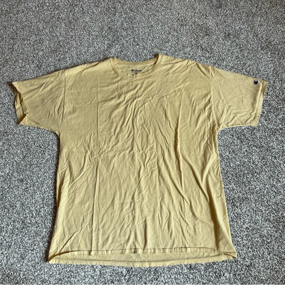 [Champion] Pale Yellow Tee - Picture 2 of 5